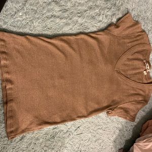 Michael Star olive green v neck tee